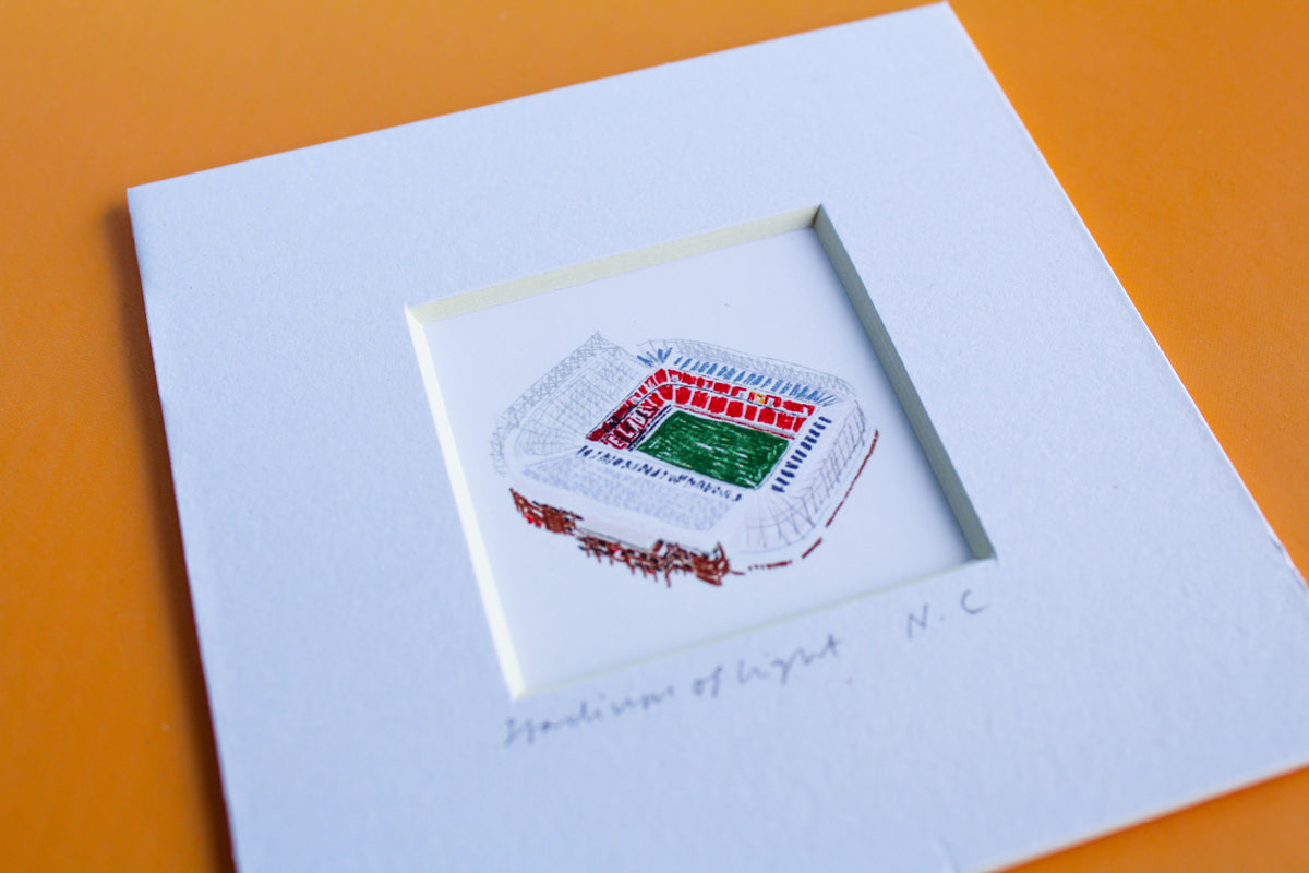 Football Stadium Mini Art Print