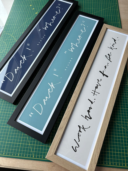 Personalised Text Art Print