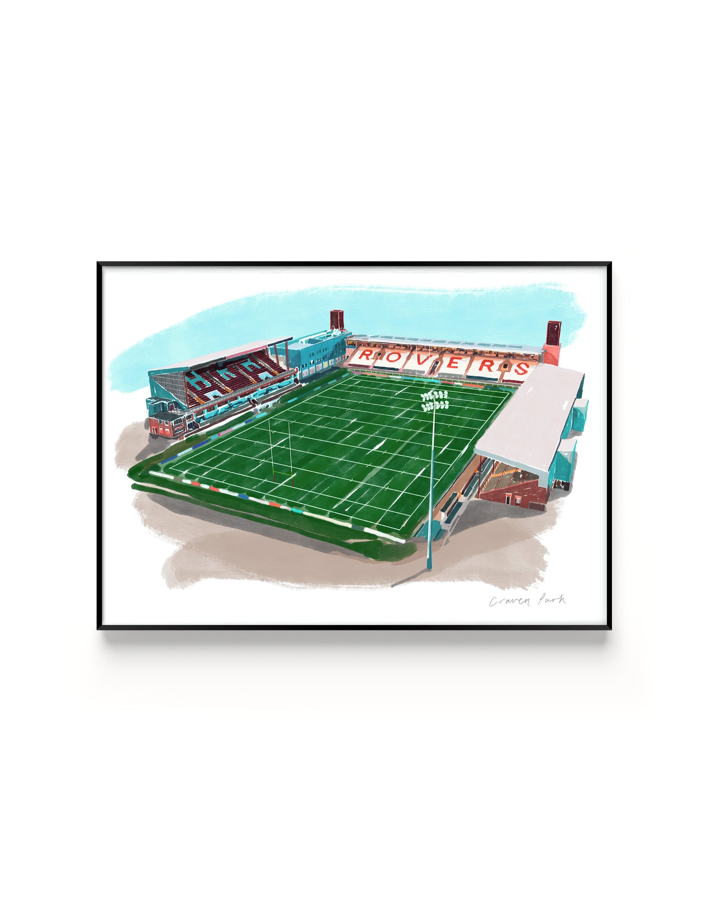 Craven Park Stadium Art Print