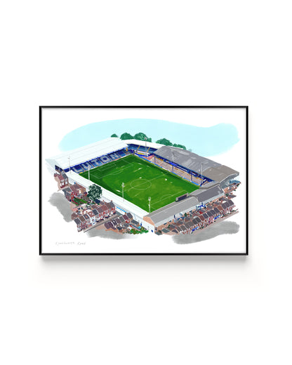 Kenilworth Road Stadium Art Print