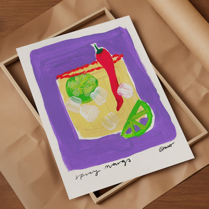 Spicy Margs Art Print