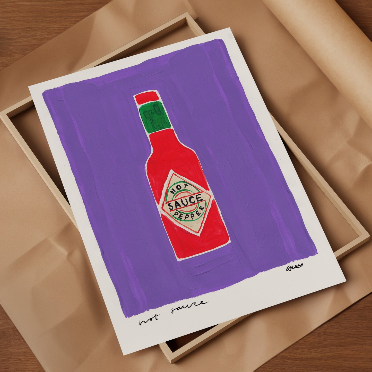 Hot Sauce Art Print