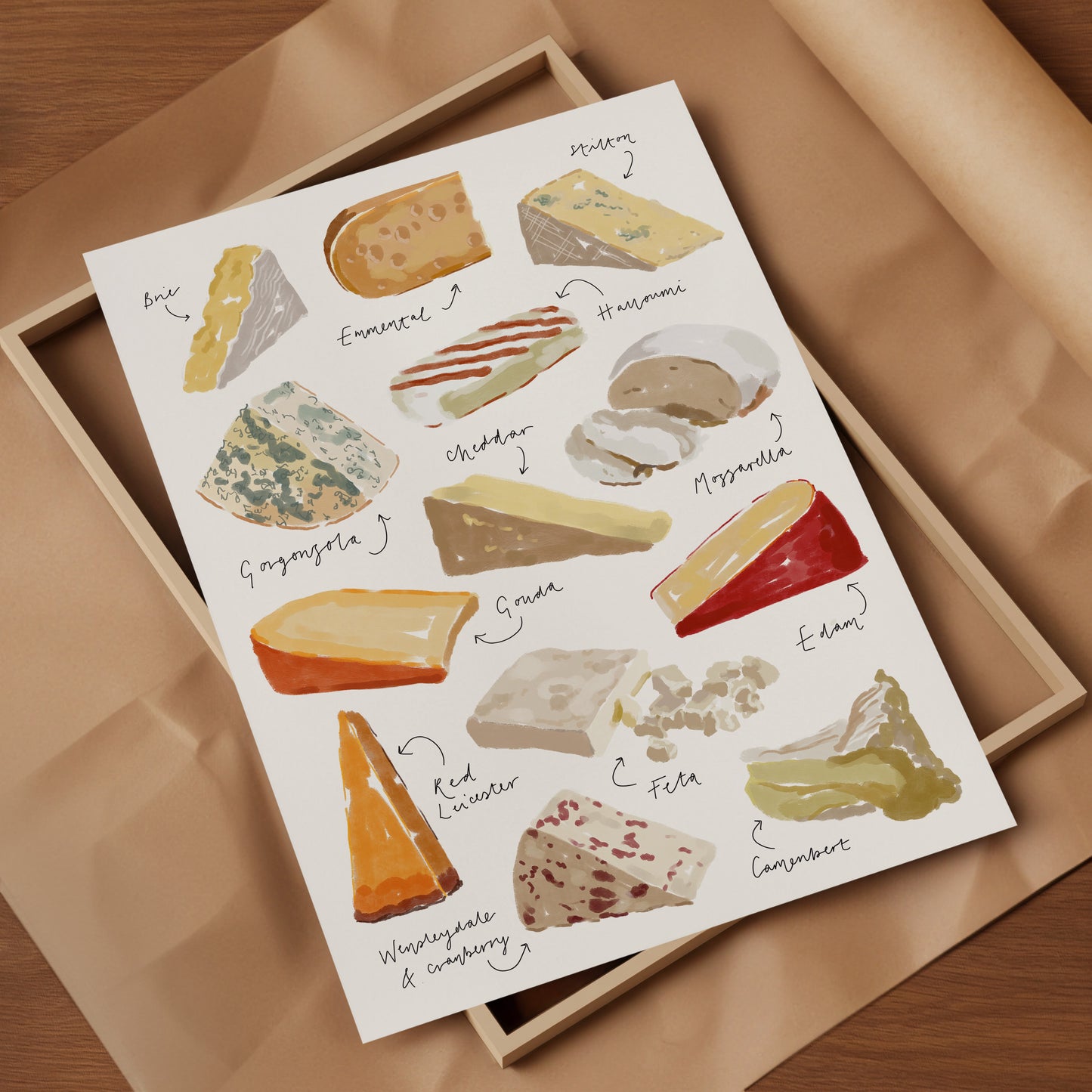 Cheese Art Print