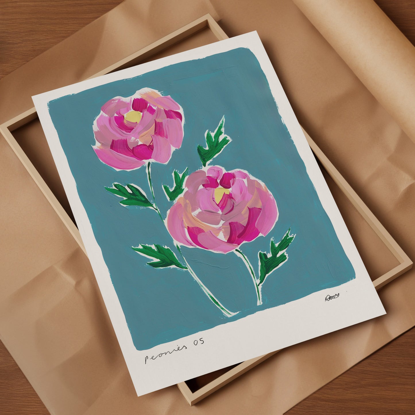 Peonies Art Print