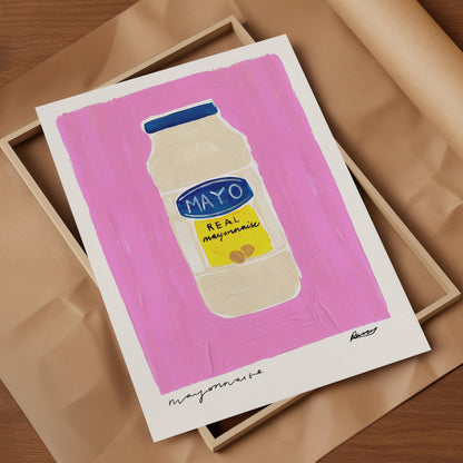 Mayonnaise Art Print