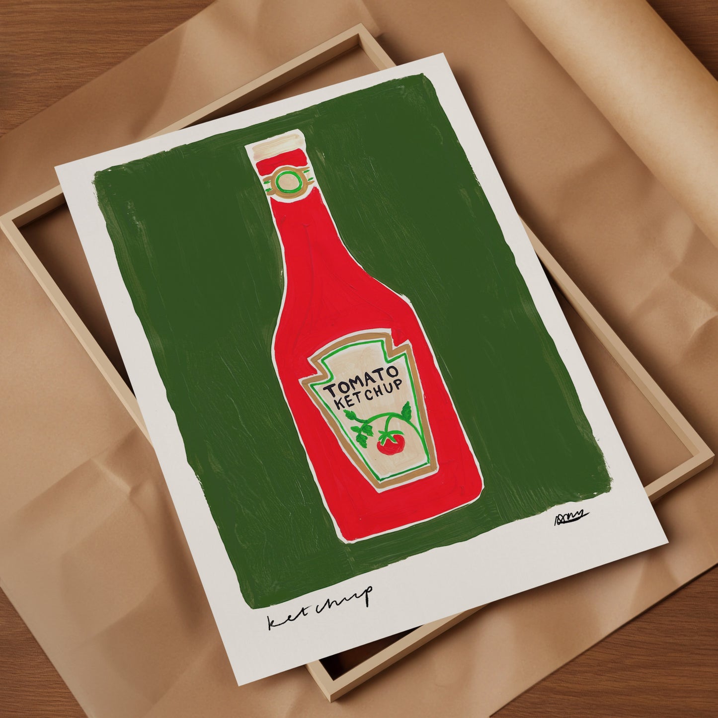 Ketchup Art Print