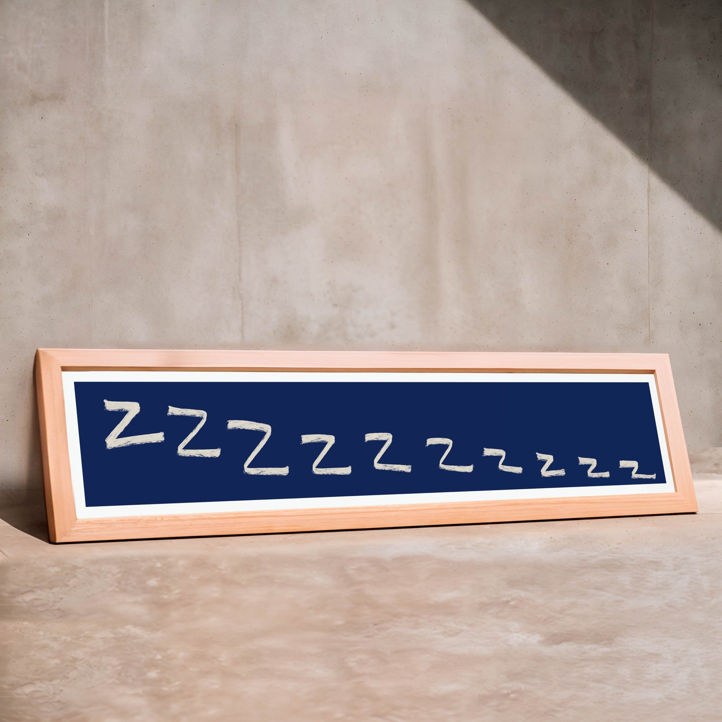 Bedroom Panoramic Art Print / 60 cm x 12 cm
