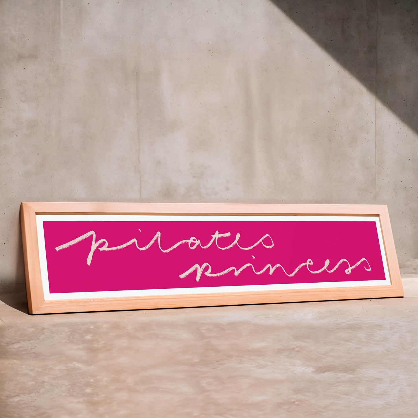 Pilates Princess Art Print / 60 cm x 12 cm