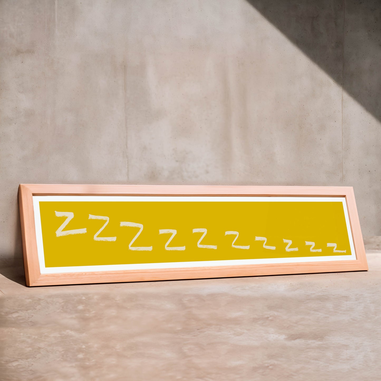 Bedroom Panoramic Art Print / 60 cm x 12 cm