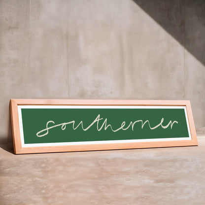 Southerner Panoramic Art Print / 60 cm x 12 cm