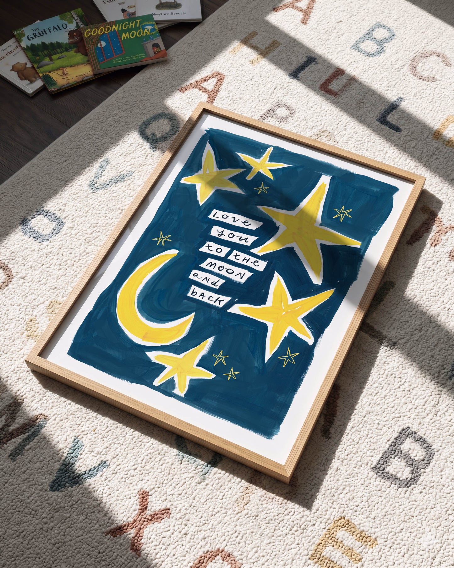 Love You To The Moon And Back Art Print