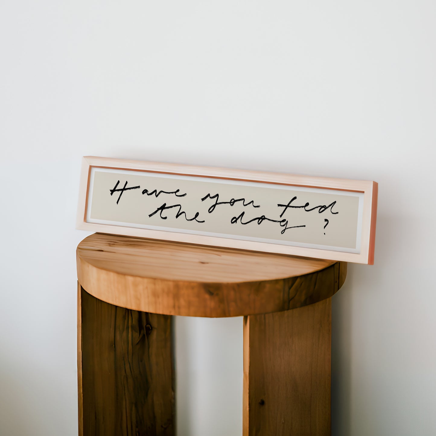 Have You Fed the Dog? Panoramic Art Print / 60 cm x 12 cm