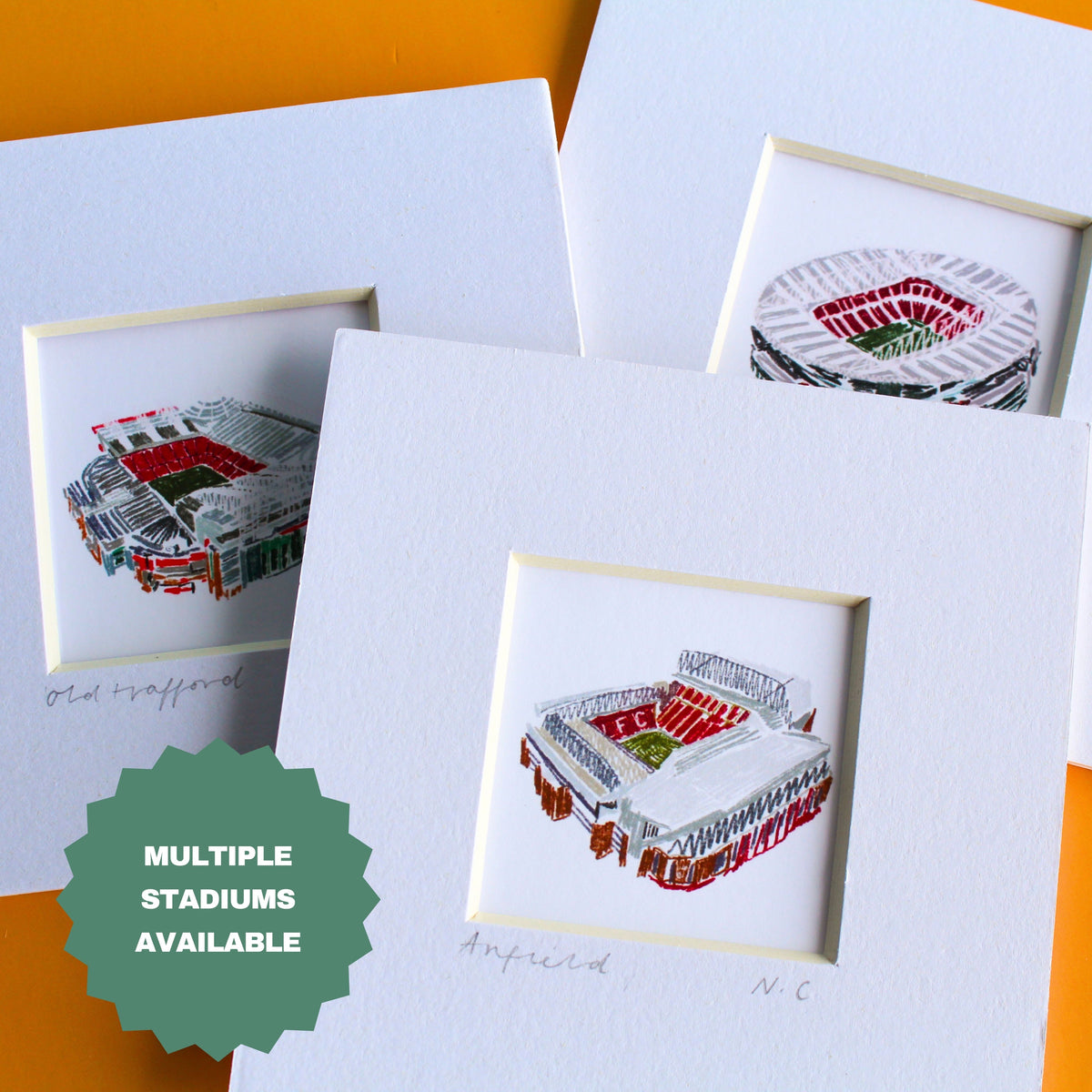 Football Stadium Mini Art Print