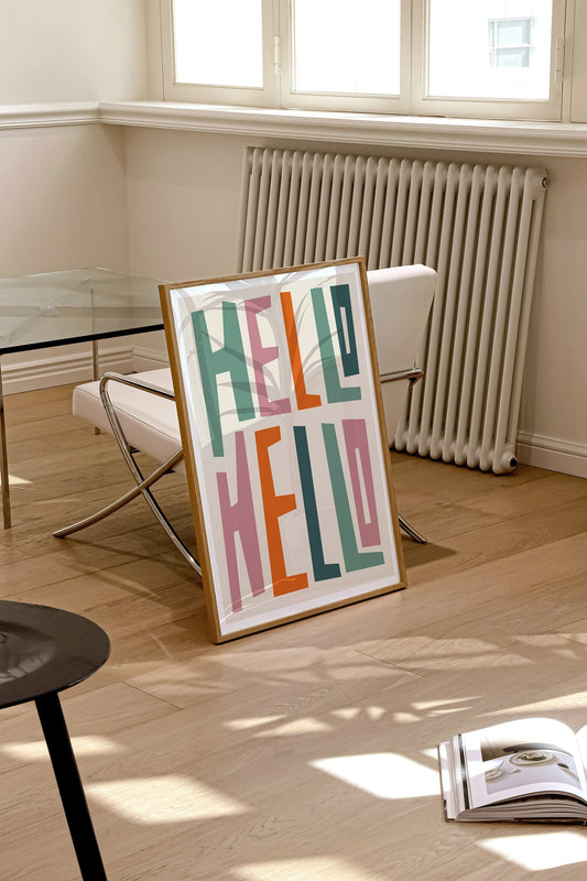 Hello Hello Art Print - Sample Sale