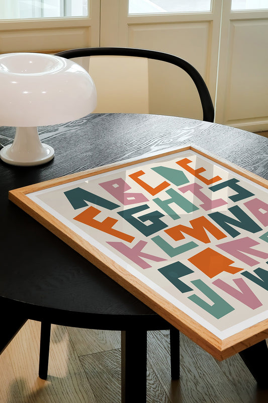 Alphabet Art Print - Sample Sale