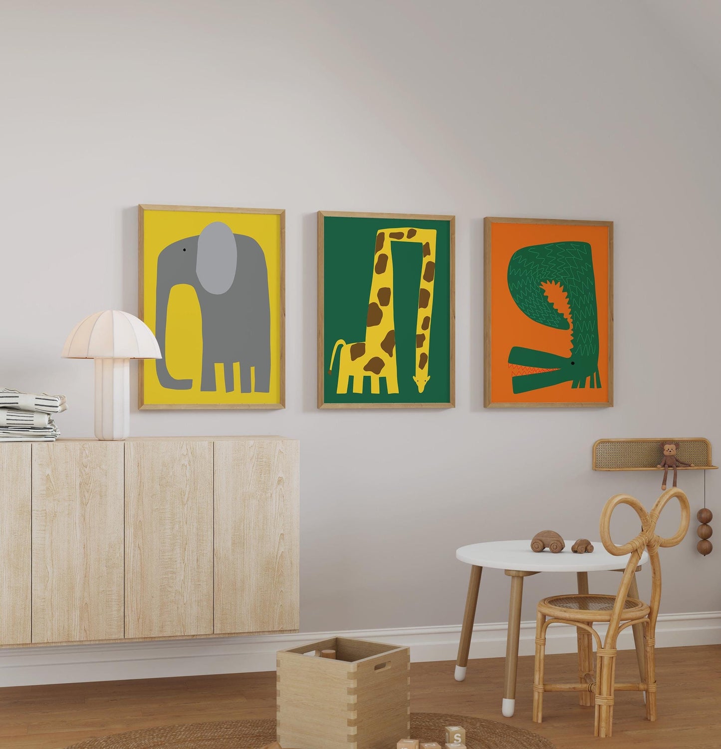 Childrens Wall Art Set of 3