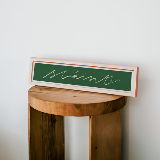 Slainte Panoramic Art Print / 60 cm x 12 cm
