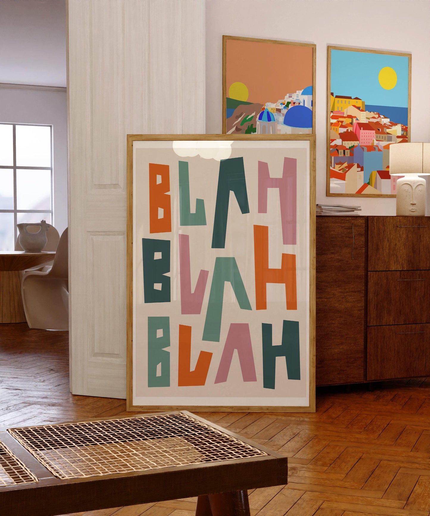 Blah Blah Blah Art Print