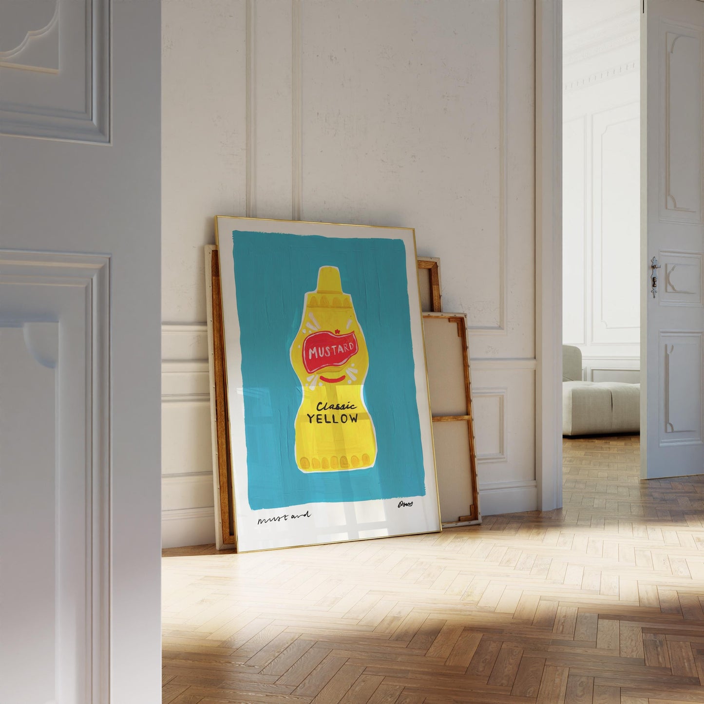 Mustard Wall Art