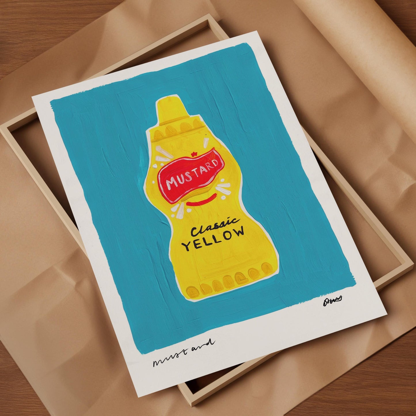 Mustard Wall Art
