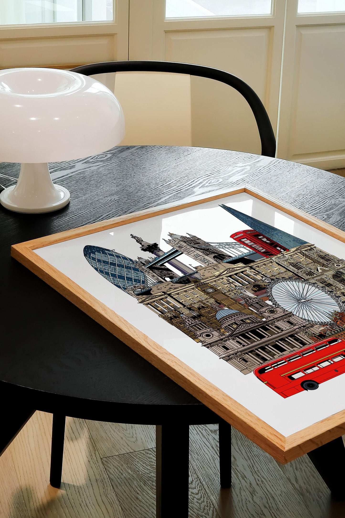 London Landmarks Art Print