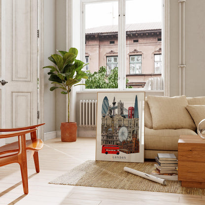 London Landmarks Art Print