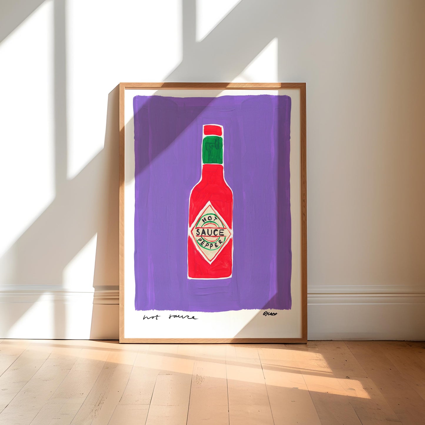 Hot Sauce Wall Art