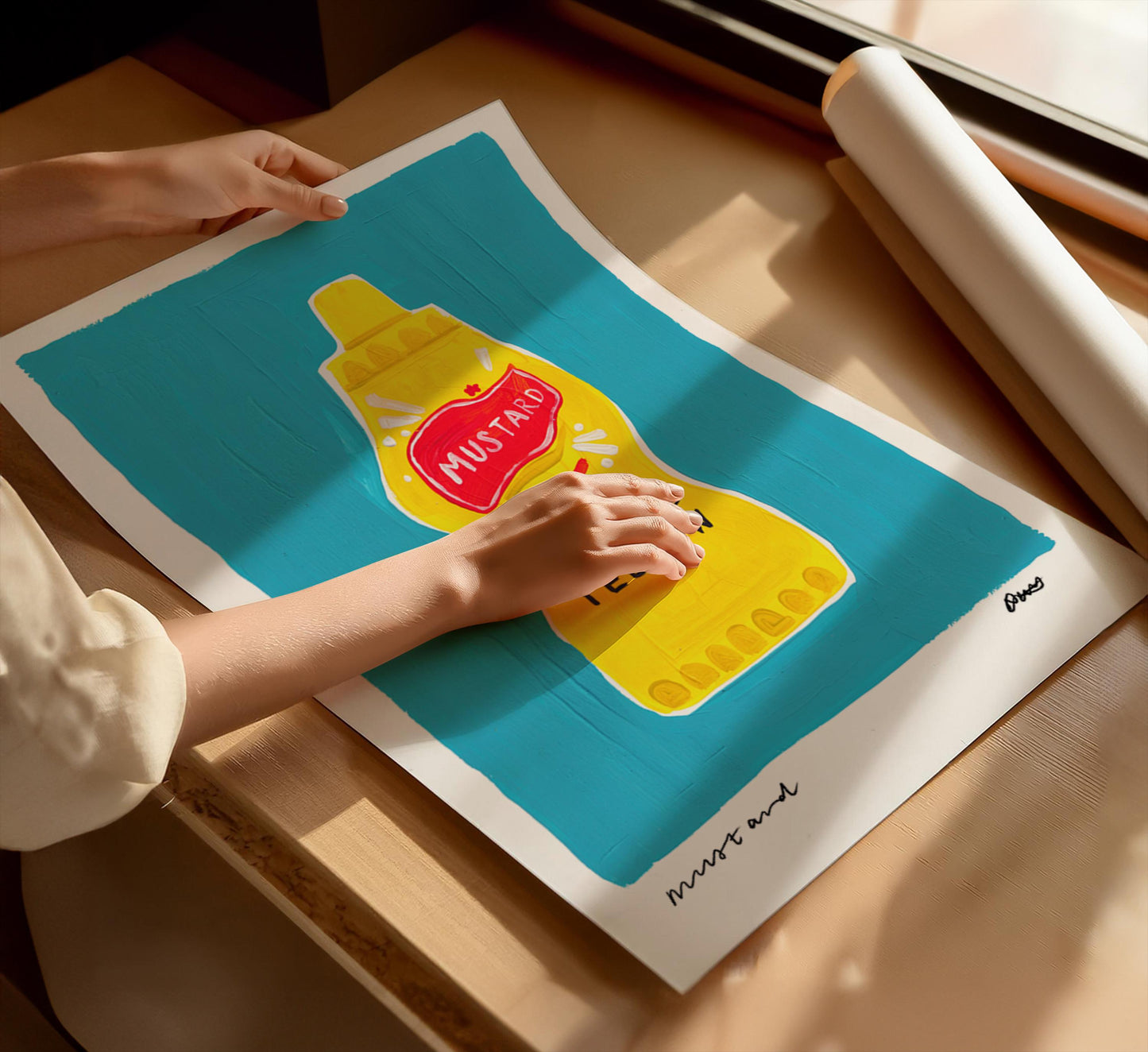 Mustard Wall Art