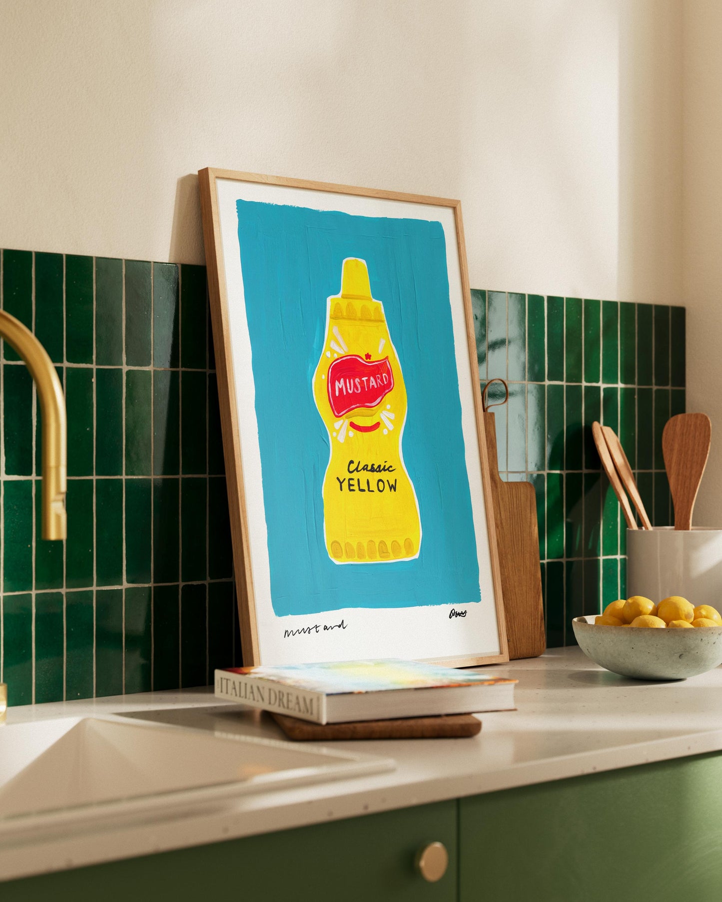 Mustard Wall Art
