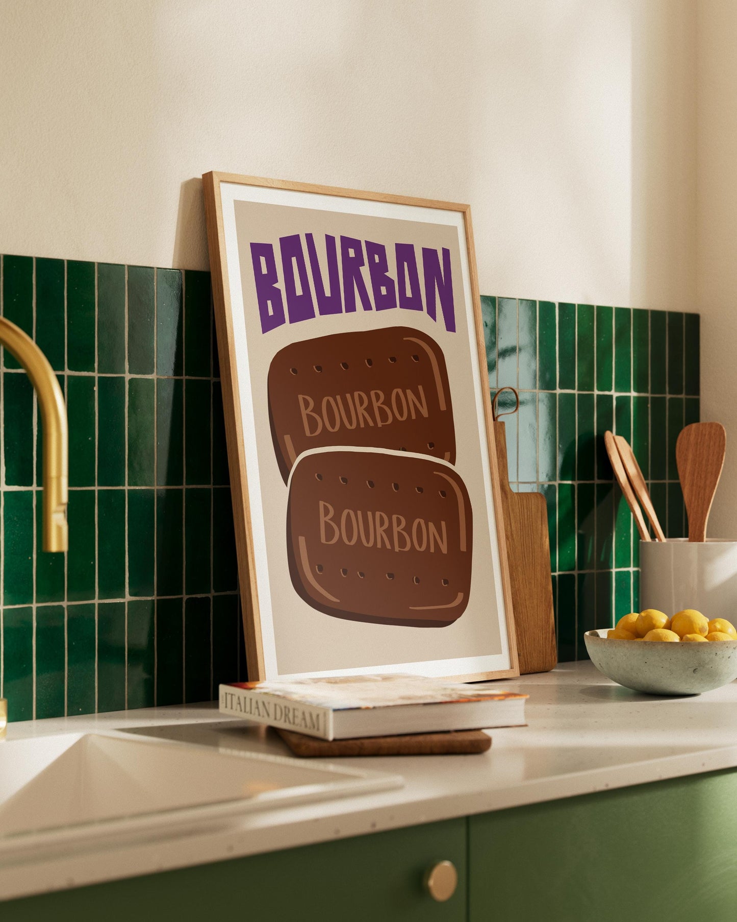 Bourbon biscuit Art Print