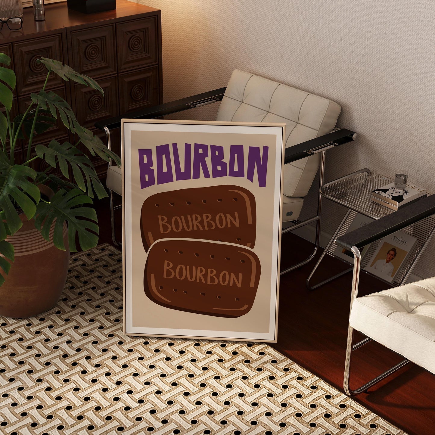 Bourbon biscuit Art Print