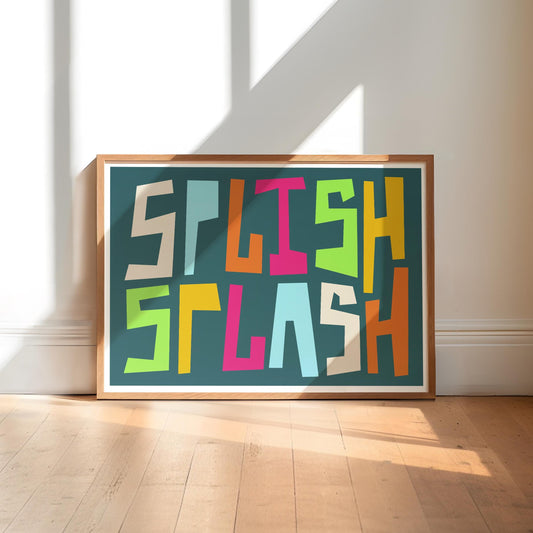 Splish Splash Art Print