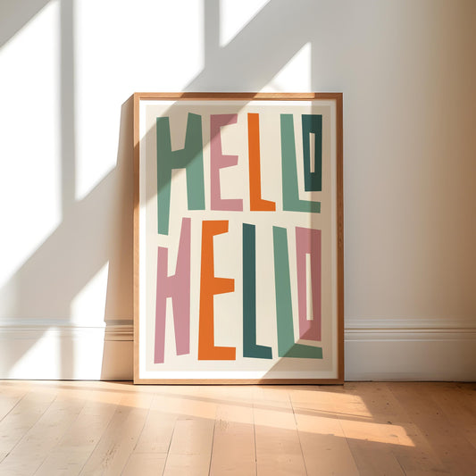 Hello Hello Art Print
