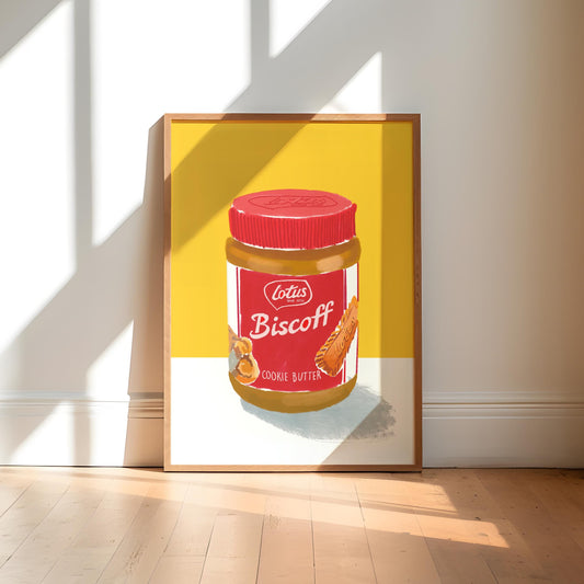 Biscoff Art Print