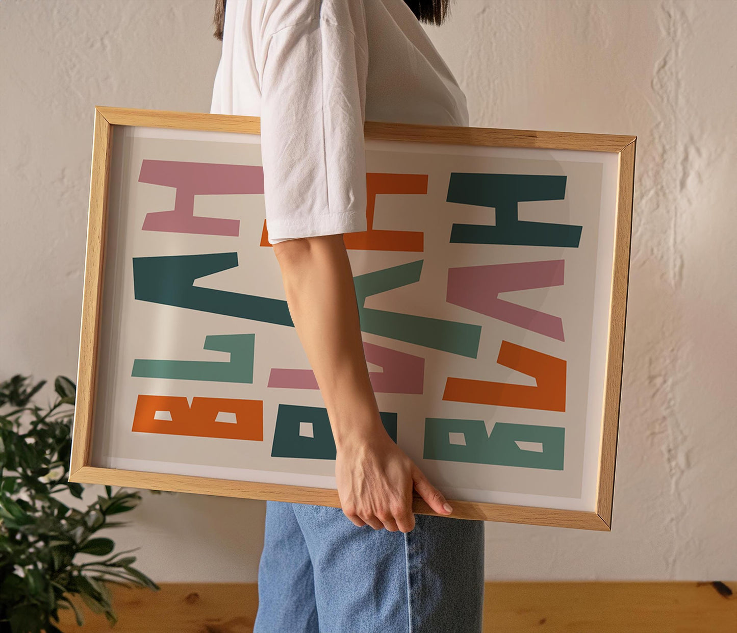 Blah Blah Blah Art Print