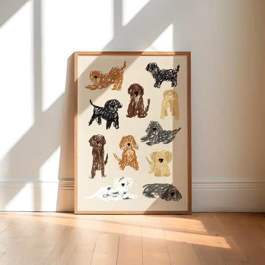 Cockapoo Art Print