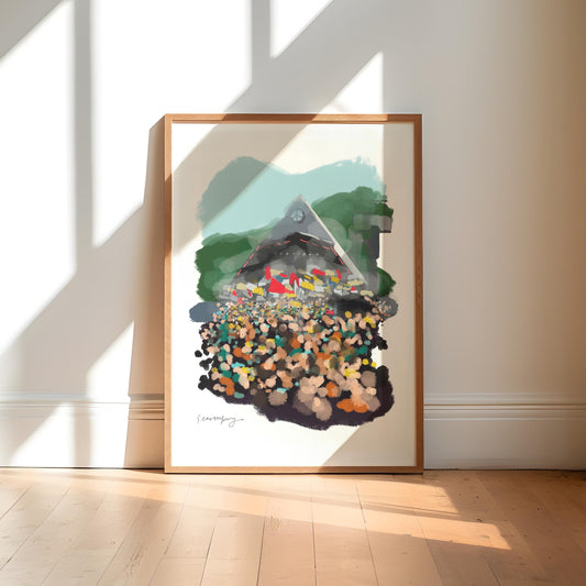 Glastonbury Art Print