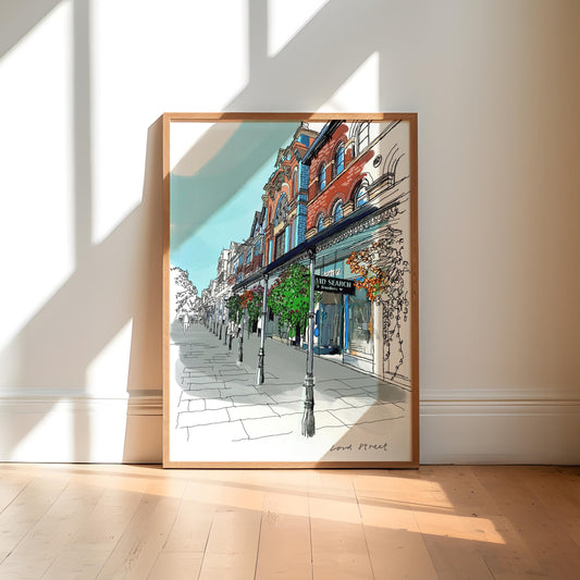 Lord Street Southport Art Print
