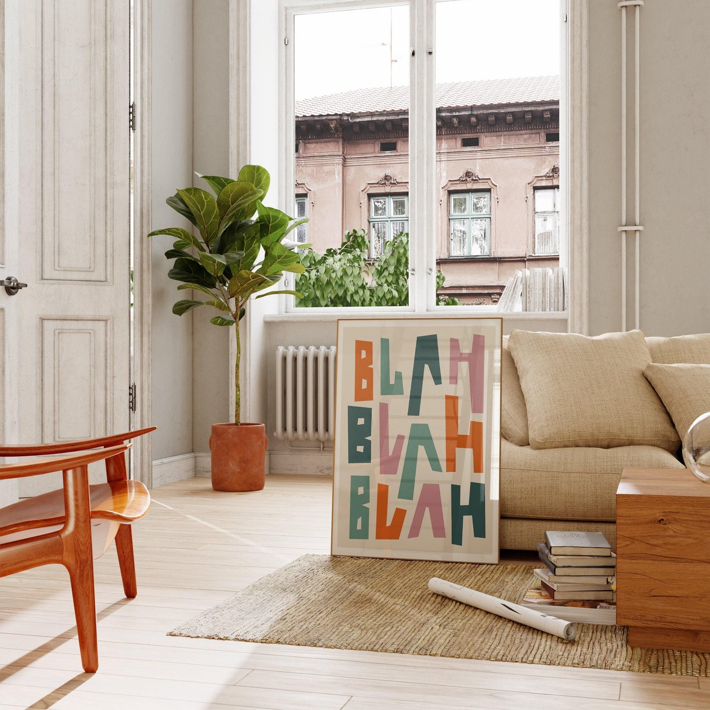 Blah Blah Blah Art Print