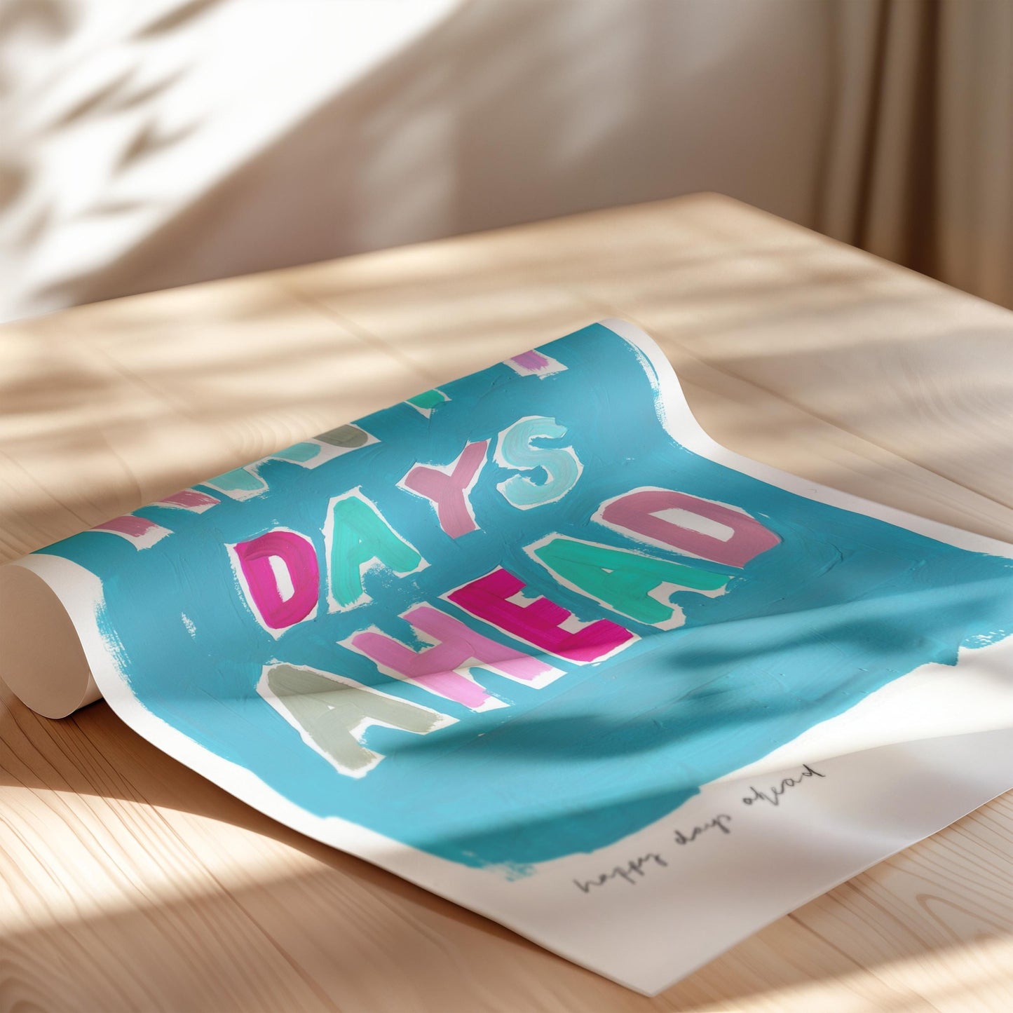Happy Days Painting Art Print