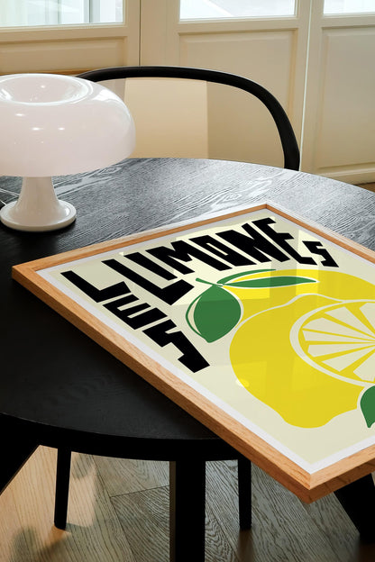 Lemon Art Print