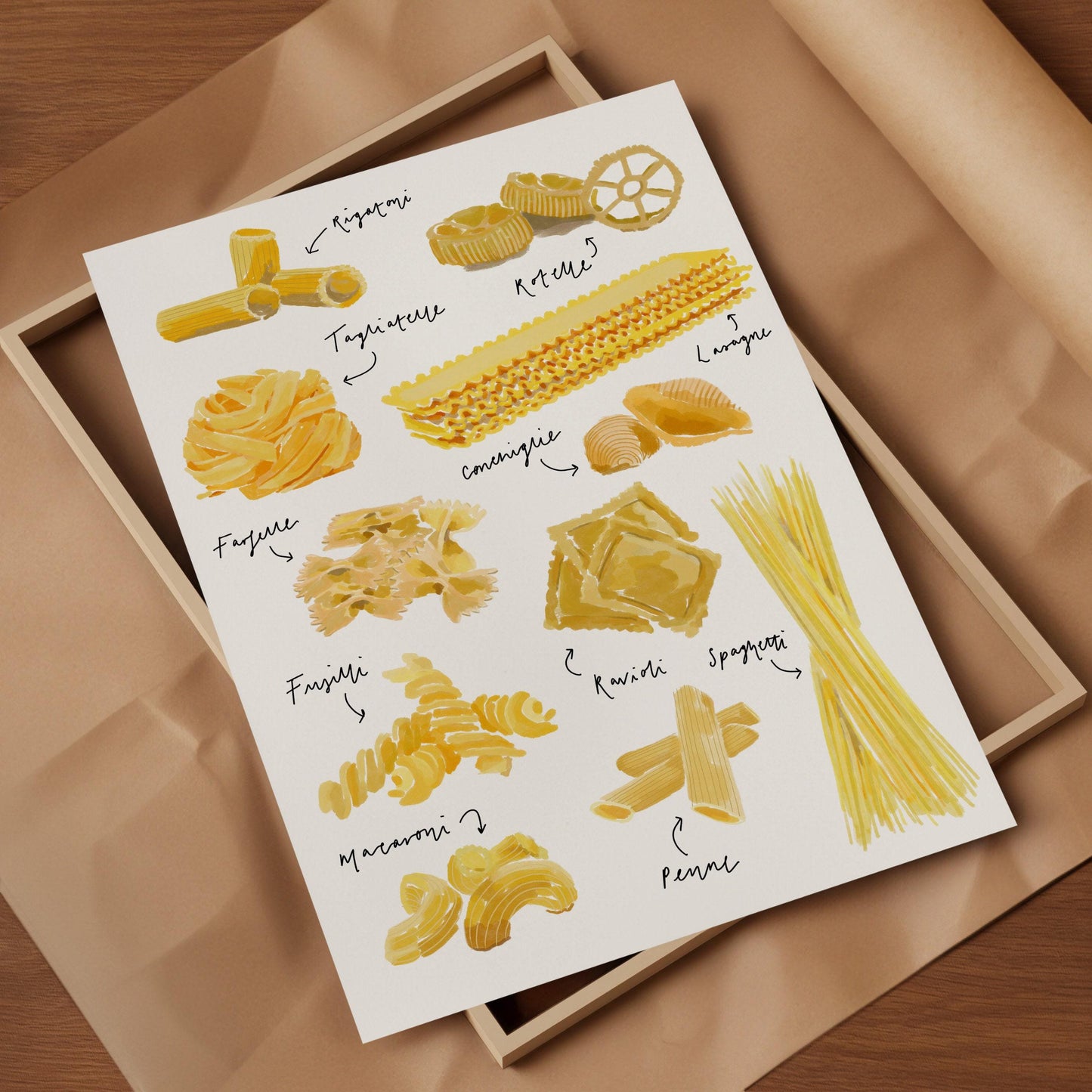 Pasta Art Print