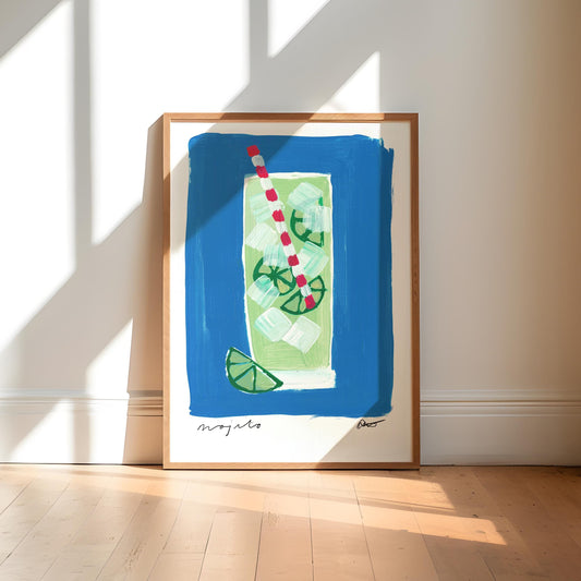 Mojito Painting Art Print