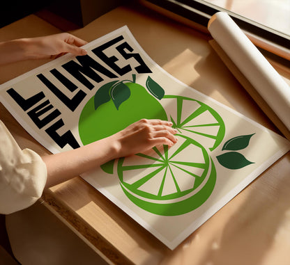 Lime Art Print