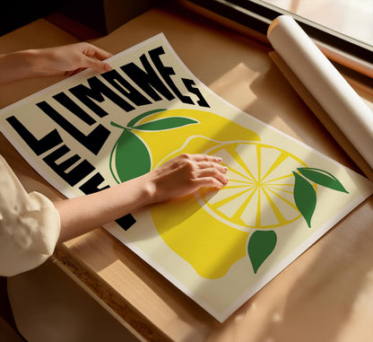 Lemon Art Print