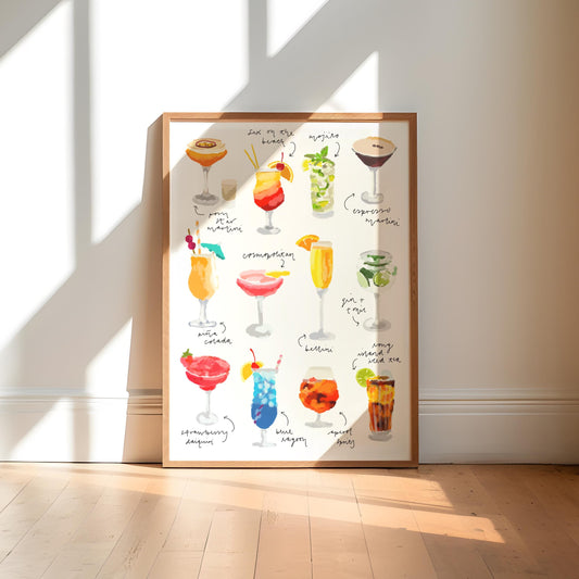 Classic Cocktail Art Print