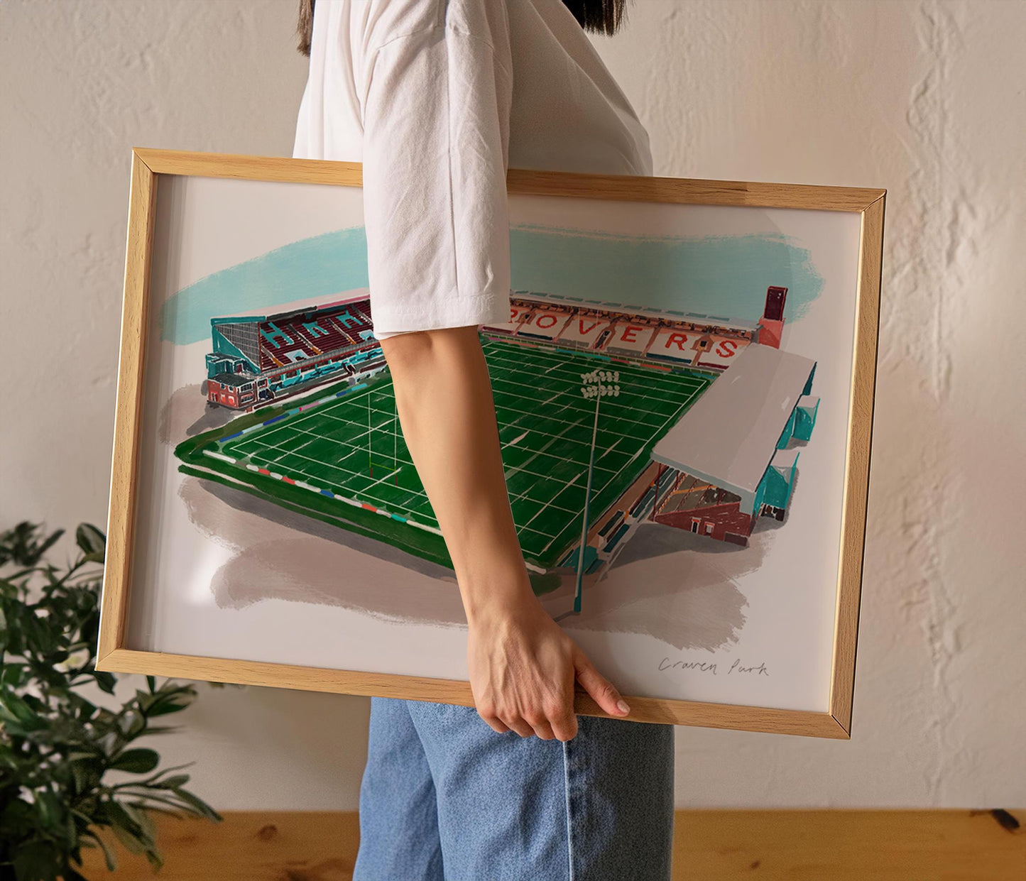 Craven Park Stadium Art Print