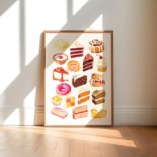 Cake Art Print