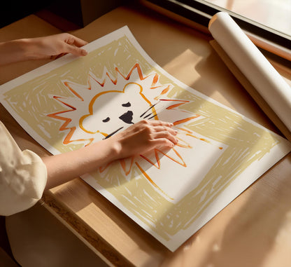 Lion Art Print