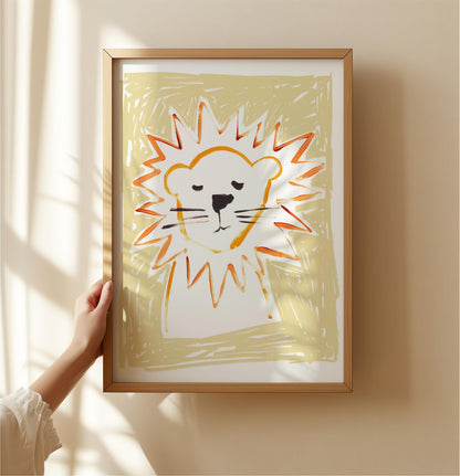 Lion Art Print